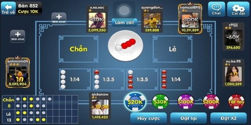 Cách chơi Xóc đĩa chung cho cả 2 hình thức